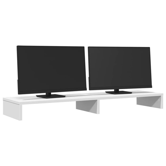 Suport monitor, alb, 100x27x10 cm, lemn prelucrat - WALTI WALTI