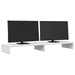 Suport monitor, alb, 100x27x10 cm, lemn prelucrat - WALTI WALTI