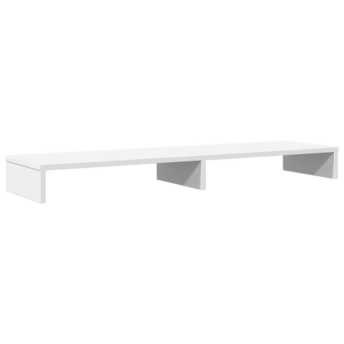 Suport monitor, alb, 100x27x10 cm, lemn prelucrat - WALTI WALTI