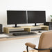 Suport de monitor, stejar sonoma, 100x27x10 cm, lemn prelucrat - WALTI WALTI