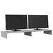 Suport de monitor, gri beton, 100x27x10 cm, lemn prelucrat - WALTI WALTI