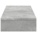 Suport de monitor, gri beton, 100x27x10 cm, lemn prelucrat - WALTI WALTI
