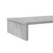Suport de monitor, gri beton, 100x27x10 cm, lemn prelucrat - WALTI WALTI
