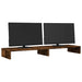 Suport de monitor, stejar fumuriu, 100x27x10 cm, lemn prelucrat - WALTI WALTI