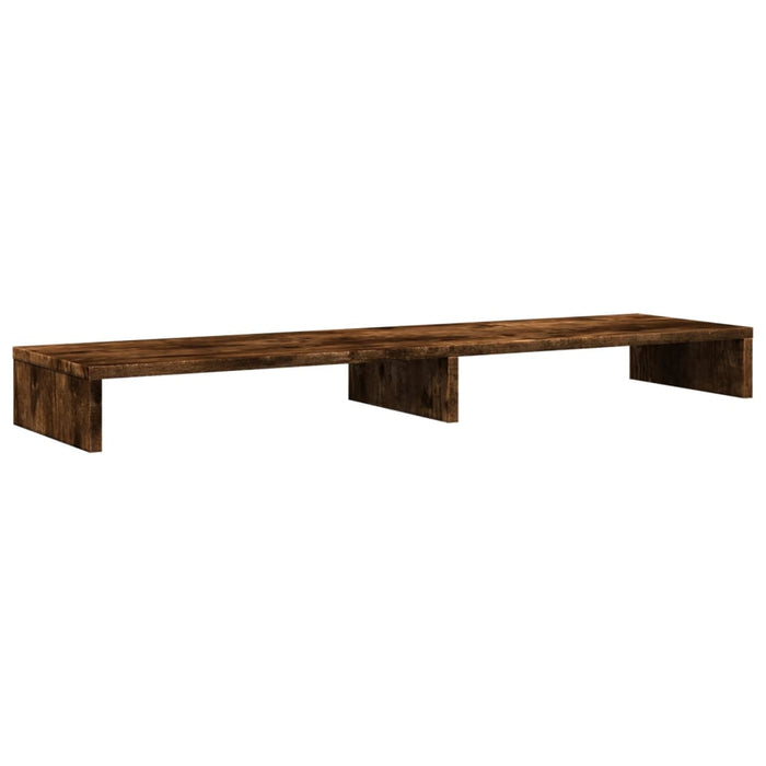 Suport de monitor, stejar fumuriu, 100x27x10 cm, lemn prelucrat - WALTI WALTI