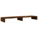 Suport de monitor, stejar fumuriu, 100x27x10 cm, lemn prelucrat - WALTI WALTI