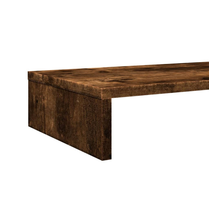 Suport de monitor, stejar fumuriu, 100x27x10 cm, lemn prelucrat - WALTI WALTI