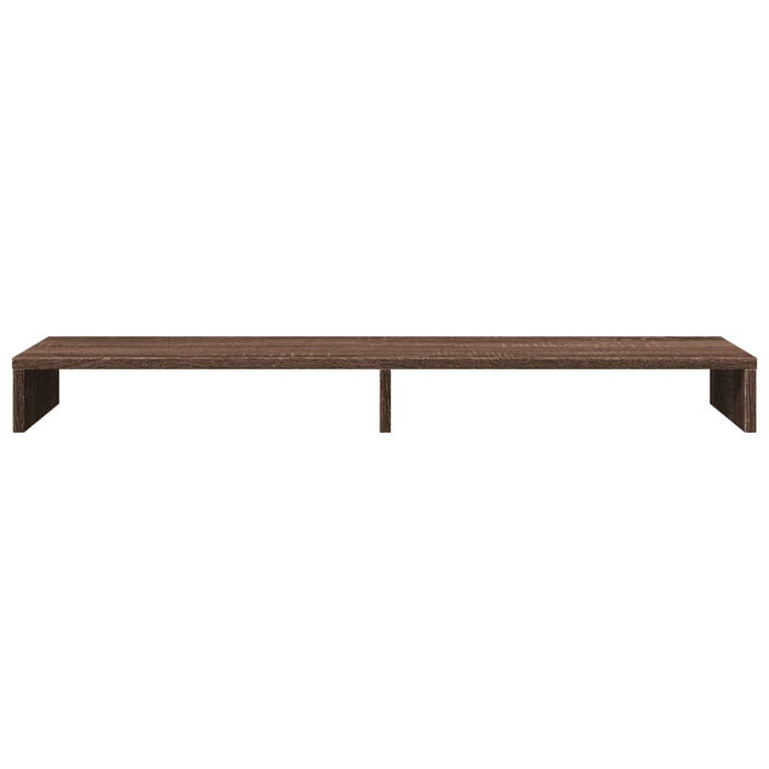 Suport de monitor, stejar maro, 100x27x10 cm, lemn prelucrat WALTI