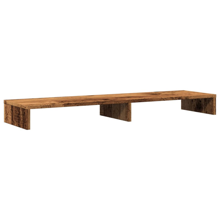 Suport monitor, lemn vechi, 100x27x10 cm, lemn prelucrat - WALTI WALTI