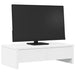 Suport monitor cu sertare, alb, 50x27x15 cm, lemn prelucrat - WALTI WALTI