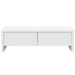 Suport monitor cu sertare, alb, 50x27x15 cm, lemn prelucrat - WALTI WALTI
