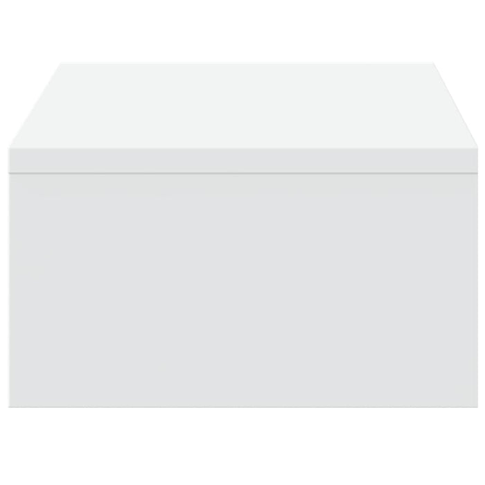 Suport monitor cu sertare, alb, 50x27x15 cm, lemn prelucrat - WALTI WALTI
