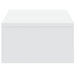 Suport monitor cu sertare, alb, 50x27x15 cm, lemn prelucrat - WALTI WALTI