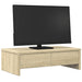 Suport monitor cu sertare, stejar sonoma, 50x27x15 cm, lemn - WALTI WALTI