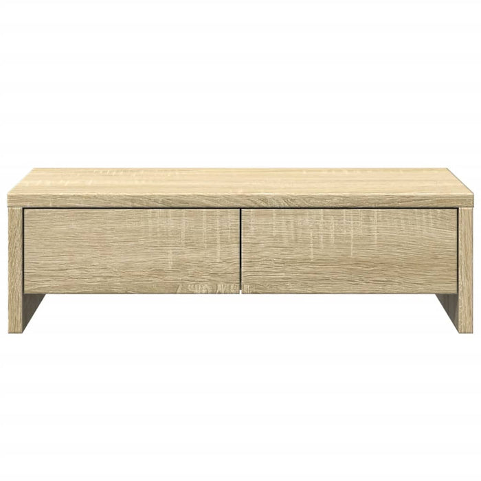 Suport monitor cu sertare, stejar sonoma, 50x27x15 cm, lemn - WALTI WALTI
