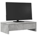 Suport monitor cu sertare gri beton 50x27x15 cm lemn prelucrat - WALTI WALTI