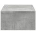 Suport monitor cu sertare gri beton 50x27x15 cm lemn prelucrat - WALTI WALTI