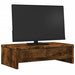 Suport monitor cu sertare, stejar fumuriu, 50x27x15 cm, lemn - WALTI WALTI