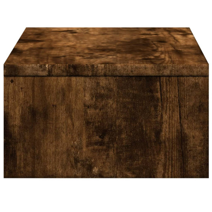 Suport monitor cu sertare, stejar fumuriu, 50x27x15 cm, lemn - WALTI WALTI