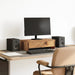 Suport monitor cu sertare lemn vechi 50x27x15 cm lemn prelucrat - WALTI WALTI