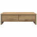 Suport monitor cu sertare, stejar artizanal, 50x27x15 cm, lemn - WALTI WALTI