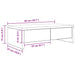 Suport monitor cu sertare, stejar artizanal, 50x27x15 cm, lemn - WALTI WALTI