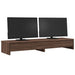 Suport monitor cu sertare, stejar maro, 100x27x15 cm, lemn - WALTI WALTI