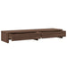 Suport monitor cu sertare, stejar maro, 100x27x15 cm, lemn - WALTI WALTI