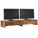 Suport monitor cu sertare lemn vechi 100x27x15cm lemn prelucrat - WALTI WALTI