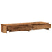 Suport monitor cu sertare lemn vechi 100x27x15cm lemn prelucrat - WALTI WALTI