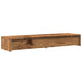 Suport monitor cu sertare lemn vechi 100x27x15cm lemn prelucrat - WALTI WALTI