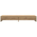 Suport monitor cu sertare, stejar artizanal, 100x27x15 cm, lemn - WALTI WALTI