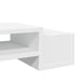 Suport monitor cu depozitare, alb, 100x27x15 cm, lemn prelucrat - WALTI WALTI