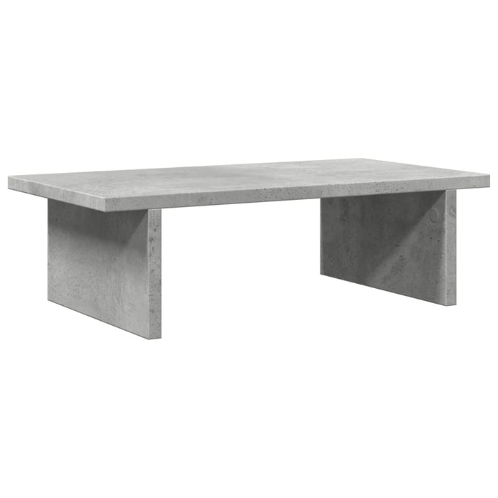 Suport de monitor, gri beton, 50x27x15 cm, lemn prelucrat WALTI