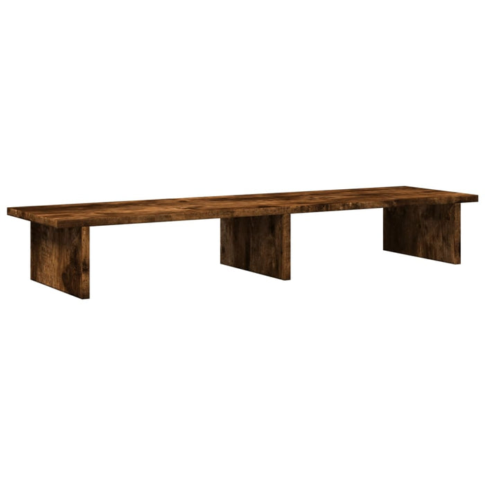Suport de monitor, stejar fumuriu, 100x27x15 cm, lemn compozit WALTI