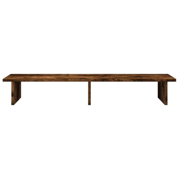 Suport de monitor, stejar fumuriu, 100x27x15 cm, lemn compozit WALTI