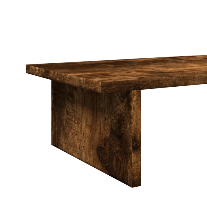 Suport de monitor, stejar fumuriu, 100x27x15 cm, lemn compozit WALTI
