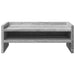 Suport de monitor, gri sonoma, 42x24x16 cm, lemn prelucrat - WALTI WALTI