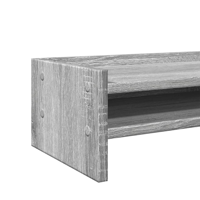 Suport de monitor, gri sonoma, 42x24x16 cm, lemn prelucrat - WALTI WALTI