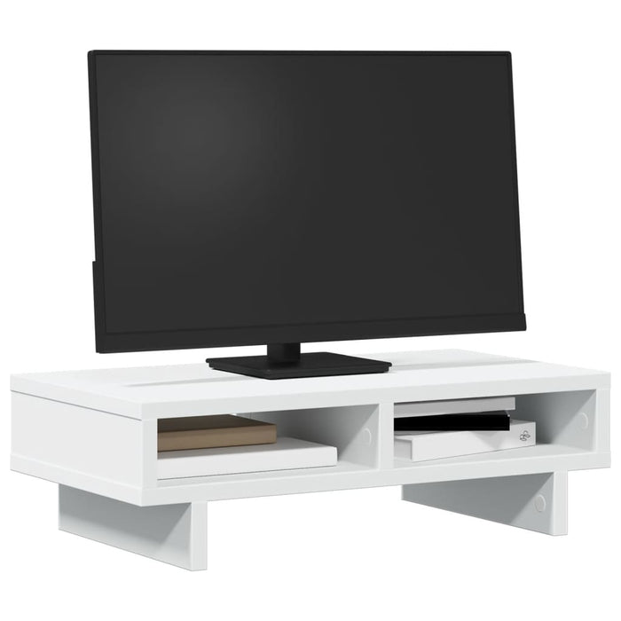 Suport de monitor, alb, 50x27x15 cm, lemn compozit - WALTI WALTI