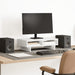 Suport de monitor, alb, 50x27x15 cm, lemn compozit - WALTI WALTI