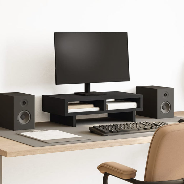 Suport de monitor, negru, 50x27x15 cm, lemn prelucrat - WALTI WALTI