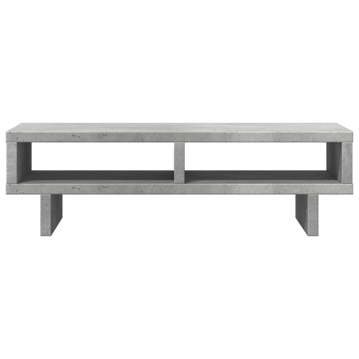 Suport de monitor, gri beton, 50x27x15 cm, lemn prelucrat - WALTI WALTI