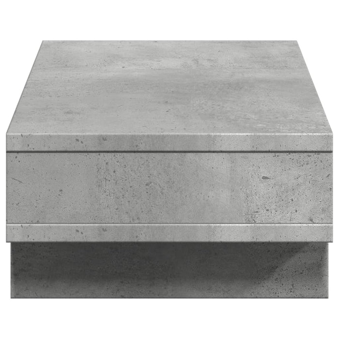 Suport de monitor, gri beton, 50x27x15 cm, lemn prelucrat - WALTI WALTI