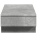 Suport de monitor, gri beton, 50x27x15 cm, lemn prelucrat - WALTI WALTI