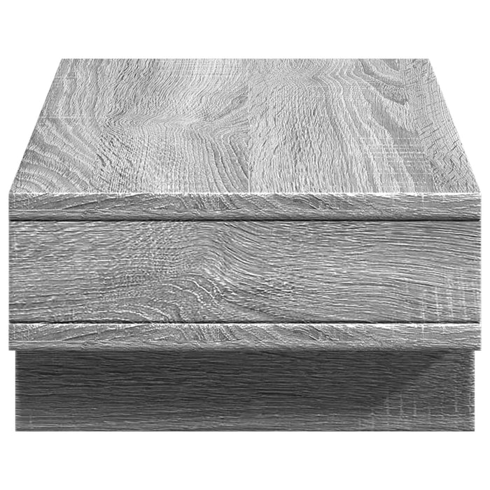 Suport de monitor, gri sonoma, 50x27x15 cm, lemn prelucrat - WALTI WALTI