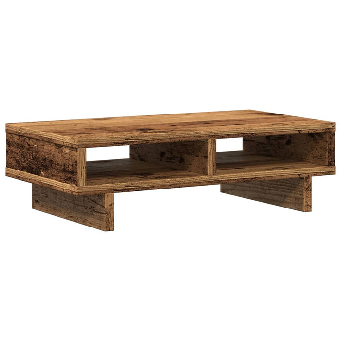 Suport de monitor, lemn vechi, 50x27x15 cm, lemn prelucrat - WALTI WALTI