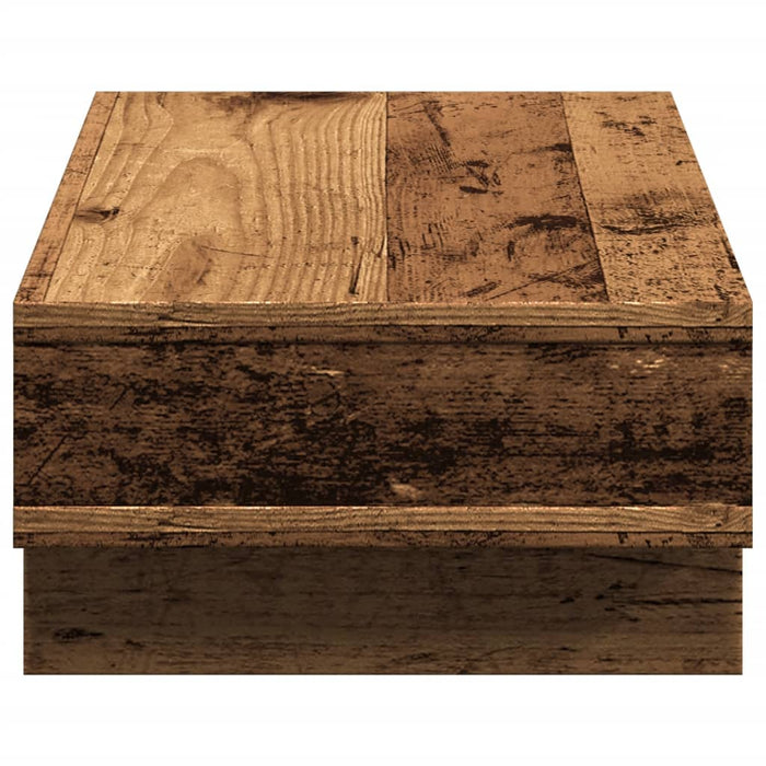 Suport de monitor, lemn vechi, 50x27x15 cm, lemn prelucrat - WALTI WALTI