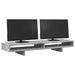 Suport de monitor, gri beton, 100x27x15 cm, lemn prelucrat - WALTI WALTI