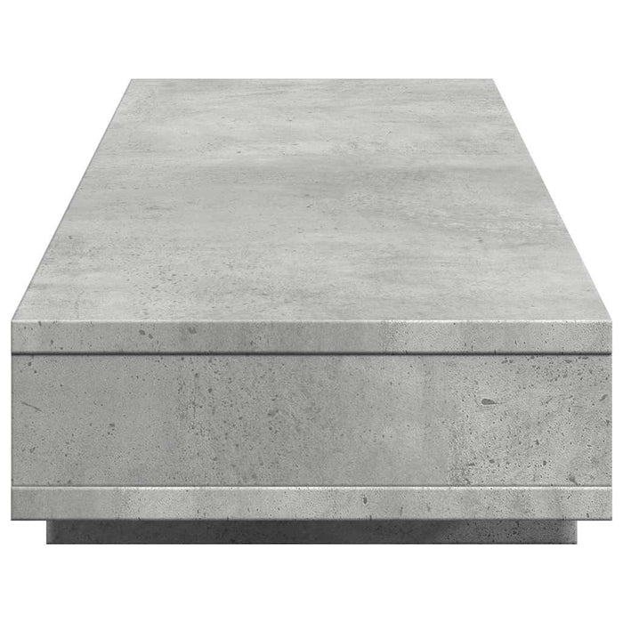 Suport de monitor, gri beton, 100x27x15 cm, lemn prelucrat - WALTI WALTI